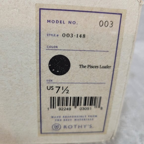 Rothy's The Loafer Women's Size US 7.5 The Pisces Loafer Slip On Flats Shoes NEW - Picture 12 of 12
